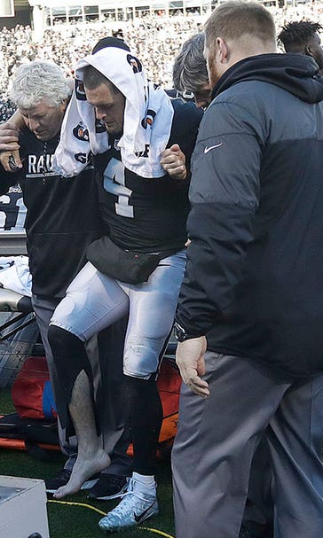 Derek Carr's broken leg spells certain end to Raiders' Super Bowl hopes